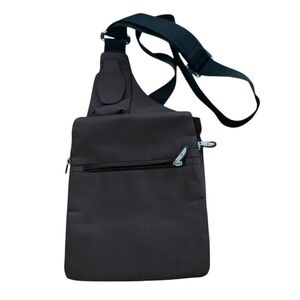 Travelon Anti Theft Single Strap Unisex Brown Crossbody Sling Bag Travel